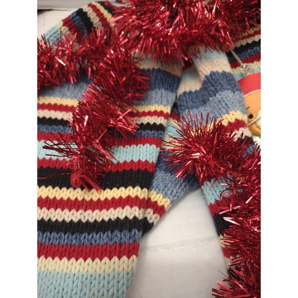 Vintage Liz Claiborne Women Large Ugly Christmas Sweater Tinsel Ornaments - Picture 14 of 15
